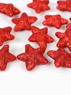 Фигурка для поделок и декора «Звезда», набор 15 шт., размер 1 шт.: 3.5×3.5×2 см, цвет красный - фото 59332152