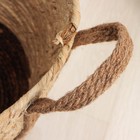 Корзина для белья плетёная Доляна «Природная», 26×28 см - Фото 4