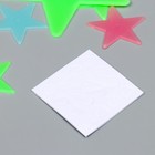 Наклейка фосфорная пластик "Звезды разных размеров" набор 14 шт 17х12 см - Фото 4