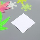 Наклейка фосфорная пластик "Снежинки и листья" набор 12 шт 17х12 см - Фото 4