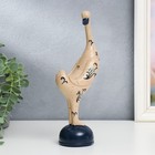 Сувенир полистоун "Прованс. Гусыня с голубыми цветочками" 25х13х10 см - фото 21420880