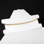 Чокер «Античность» сердечки, цвет золото, L=37 - фото 24423416