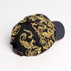 Кепка мужская The KING, цвет чёрный, р-р 56 - фото 24574421