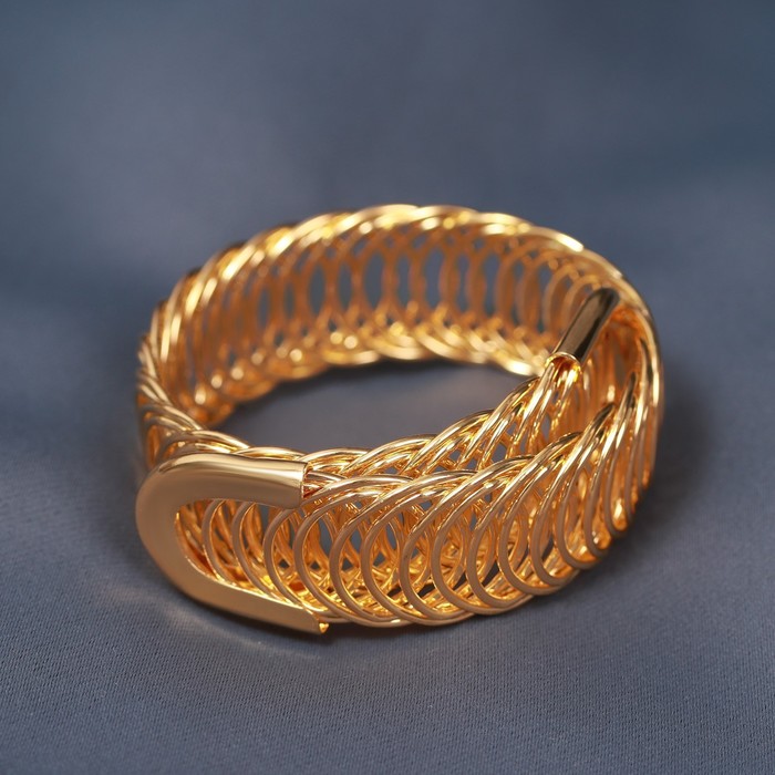 Подхват для штор «Кольцо», 2 × 23 см, цвет золотой - фото 1885270190