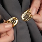 Подхват для штор «Кольцо», 2×23 см, цвет золотой - Фото 3