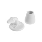 Дверной ограничитель LOCKLAND, изогнутый, цвет рисовый - Фото 3