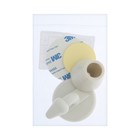 Дверной ограничитель LOCKLAND, изогнутый, цвет рисовый - Фото 6