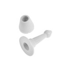 Дверной ограничитель LOCKLAND, прямой, h=97 мм, цвет рисовый - Фото 3