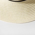 Шляпа с бантиком MINAKU цвет белый, р-р 56-58 - Фото 8