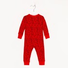 Комбинезон для мальчика, цвет красный, рост 56-62 - Фото 3