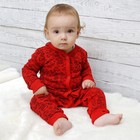 Комбинезон для мальчика, цвет красный, рост 56-62 - Фото 4