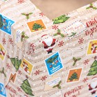 Упаковка на 6 капкейков с окном "Новогодняя почта", 25 х 17 х 10 см, 1 шт. - фото 7776729