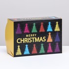 Упаковка без окна "Merry Christmas", 25 х 17 х 10 см, 1 шт. - фото 318712687