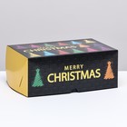 Упаковка без окна "Merry Christmas", 25 х 17 х 10 см, 1 шт. - фото 7776731
