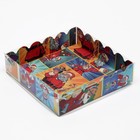 Коробочка для печенья "Pop-art новогодние супергерои", 12 х 12 х 3 см, 1 шт. - Фото 4