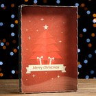 Коробочка для печенья "Счастливого Рождества", 22 х 15 х 3 см, 1 шт. - фото 9476114