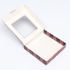 Коробка самосборная "Новогодние поздравления", 16 х 16 х 3 см, 1 шт. - фото 23470649