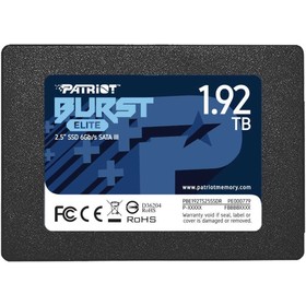 Накопитель SSD Patriot PBE192TS25SSDR Burst Elite, 1920 Гб, SATA III 7578734