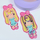 Набор детский «Выбражулька» 3 предмета: кулон, браслет, кольцо, цветочек, цвет МИКС - фото 24368016