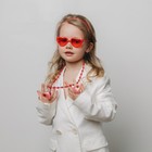 Набор детский «Выбражулька» 7 предметов: 2 резинки, 2 заколки, ободок, очки, бусы, цвет МИКС - Фото 5