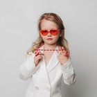 Набор детский «Выбражулька» 7 предметов: 2 резинки, 2 заколки, ободок, очки, бусы, цвет МИКС - Фото 6