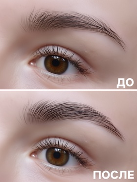 Прозрачный гель для бровей и ресниц, фиксирующий, 15 мл (комплект 2 шт)