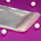 Пакет БОПП с клеевым клапаном, прозрачный для фасовки и упаковки, 10×20/4 см, 25 мкм - Фото 6