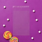 Пакет БОПП с клеевым клапаном, прозрачный для фасовки и упаковки, 12×18/4 см, 25 мкм - Фото 4