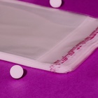 Пакет БОПП с клеевым клапаном, прозрачный для фасовки и упаковки, 12×16/4 см, 25 мкм - Фото 4