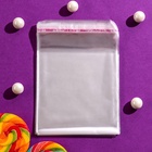 Пакет БОПП с клеевым клапаном, прозрачный для фасовки и упаковки, 10×10/4 см, 25 мкм - Фото 7