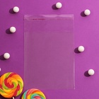 Пакет БОПП с клеевым клапаном, прозрачный для фасовки и упаковки, 12×14/4 см, 25 мкм - Фото 3
