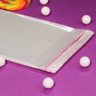 Пакет БОПП с клеевым клапаном, прозрачный для фасовки и упаковки, 12×14/4 см, 25 мкм - Фото 6