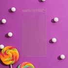 Пакет БОПП с клеевым клапаном, прозрачный для фасовки и упаковки, 8×12/4 см, 25 мкм - Фото 3