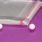 Пакет БОПП с клеевым клапаном, прозрачный для фасовки и упаковки, 14×18/4 см, 25 мкм - Фото 6