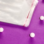 Пакет БОПП с клеевым клапаном, прозрачный для фасовки и упаковки, 17×22/4 см, 30 мкм - Фото 6