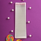 Пакет БОПП с клеевым клапаном, прозрачный для фасовки и упаковки, 8×24/4 см, 25 мкм - Фото 3