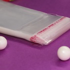 Пакет БОПП с клеевым клапаном, прозрачный для фасовки и упаковки, 6×10/4 см, 25 мкм - Фото 6