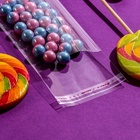 Пакет БОПП с клеевым клапаном, прозрачный для фасовки и упаковки, 6.5×10/3.5 см, 25 мкм - Фото 5