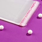 Пакет БОПП с клеевым клапаном, прозрачный для фасовки и упаковки, 14×14/4 см, 25 мкм - Фото 7