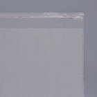 Пакет БОПП с клеевым клапаном, прозрачный для фасовки и упаковки, 51?63/4 см, 30 мкм (комплект 100 шт) - фото 25430620