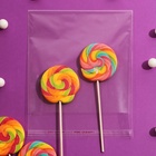 Пакет БОПП с клеевым клапаном, прозрачный для фасовки и упаковки, 16×16/4 см, 25 мкм - Фото 4