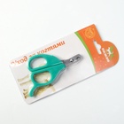 Ножницы-когтерезы малые с упором для пальца, микс - Фото 8