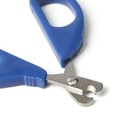 Ножницы-когтерезы малые с упором для пальца, синие - Фото 2