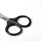 Ножницы-когтерезы с прорезиненными ручками, отверстие 6 мм, чёрные - Фото 4
