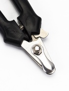 Набор по уходу за когтями: когтерез боковой (отверстие 8 мм) и пилка, черный и красный - фото 809191054