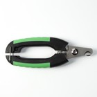 Когтерез боковой малый с закругленными резиновыми ручками,отверстие 8 мм,чёрный с зелёным - Фото 5