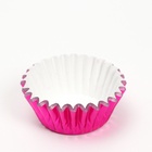 Форма для выпечки круглая, 3,5 x 2 см ярко-розовый (300 шт) - фото 809439845