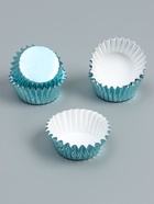 Форма для выпечки кексов бумажная UPAK LAND, 3.5×2 см, одноразовая, голубая - Фото 2