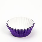 Форма для выпечки круглая, 3,5 x 2 см фиолетовый - Фото 3