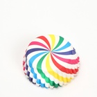 Форма для выпечки кексов бумажная UPAK LAND «Радуга», 3.5×2 см, одноразовая, разноцветная - Фото 5